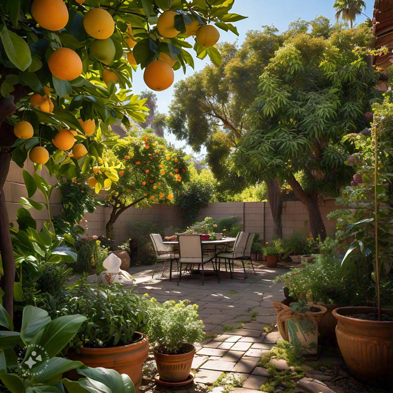 Patio trasero